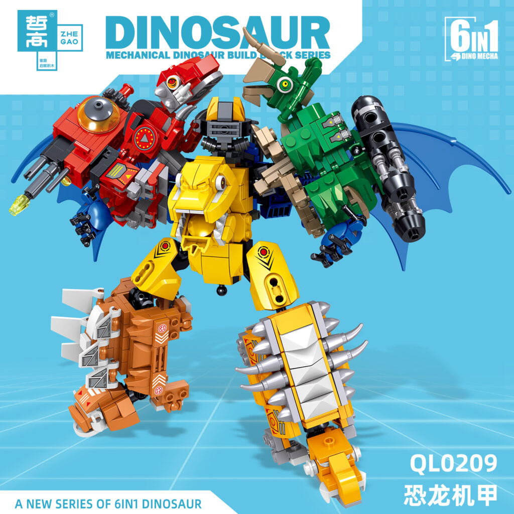 Dinosaur 6 in 1