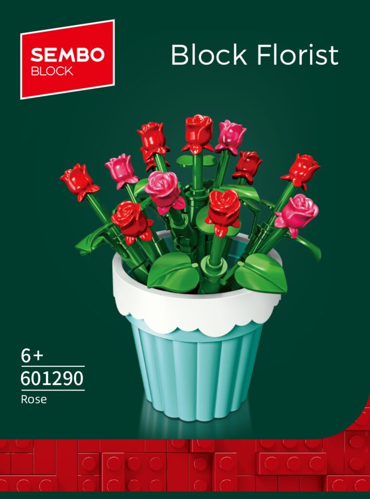 Miniature Potted Plant - Rose