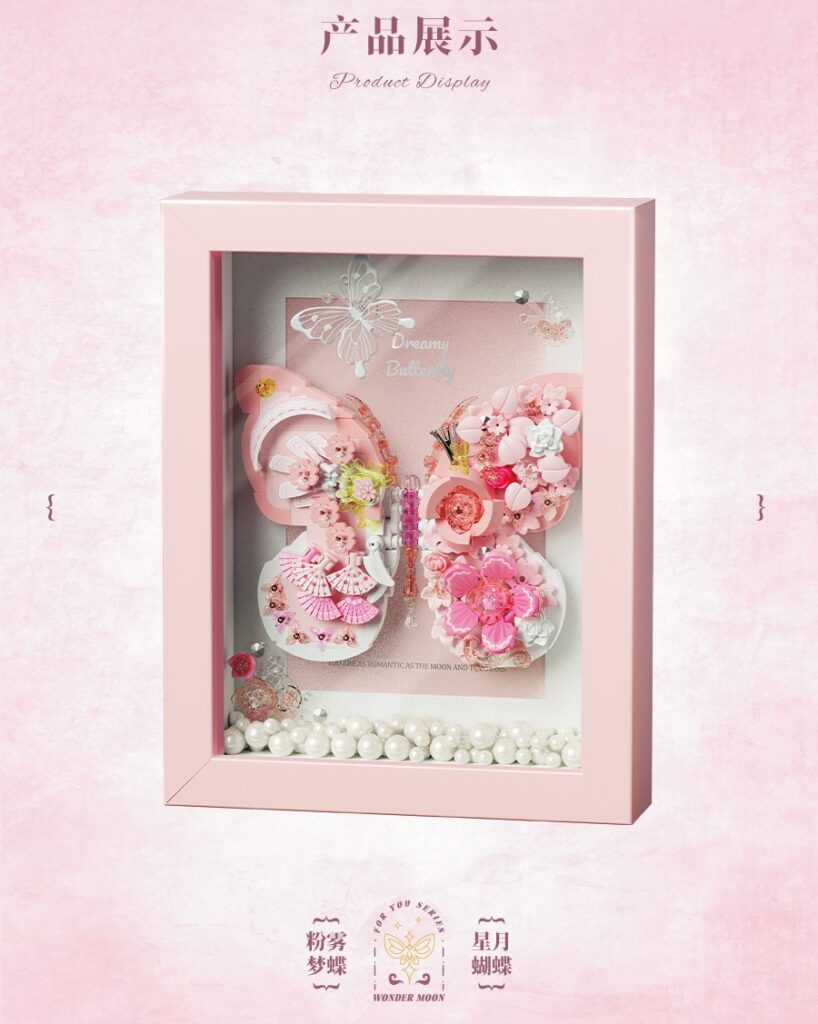 Star Moon Butterfly Frame